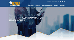 Desktop Screenshot of caisaagenciadebolsa.com